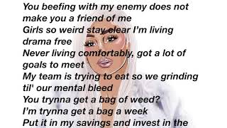 Saweetie  Icy Grl Official Lyrics Video [upl. by Erbes]