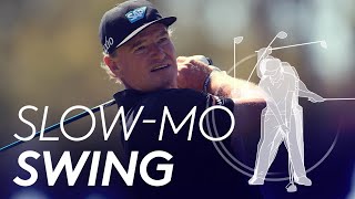 Ernie Els golf swing in Slow Motion [upl. by Haerle683]