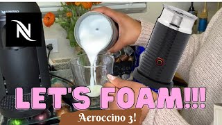 How To Foam Milk With Aeroccino 3 Make Coffee With Foam Tips amp Tricks  Easy Foamed Latte Recipe [upl. by Lachlan]