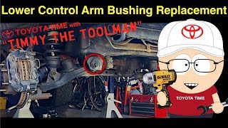 Front Lower Control Arm Bushing Replacement Part 1 [upl. by Eveam]