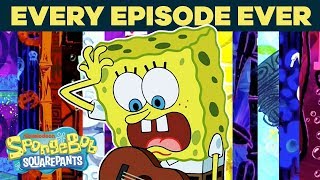 Every Episode EVER 🤪 SpongeBob Title Cards [upl. by Morville]