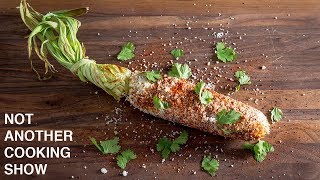 AUTHENTIC MEXICAN STREET CORN  5 MINUTE ELOTE RECIPE [upl. by Seiter]