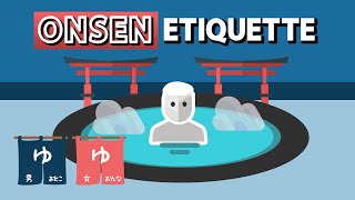 Japanese Onsen Etiquette Explained  All rules [upl. by Leaffar]