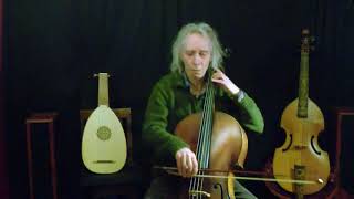 D Gabrielli  Ricercar No 1  Georg Mertens Baroque Cello [upl. by Luedtke]