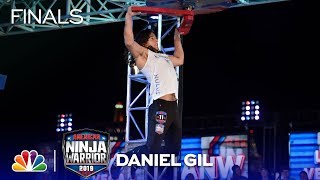 Daniel Gils Inspiring Stage 3 Run  American Ninja Warrior Vegas Finals 2019 [upl. by Florin542]