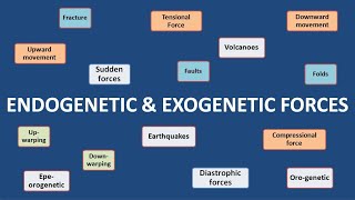 ENDOGENETIC amp EXOGENETIC FORCES [upl. by Mila17]