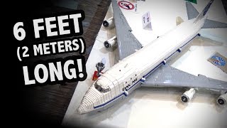 Giant LEGO Boeing 747 with Full Interior Bricks by the Bay 2018 [upl. by Iives157]