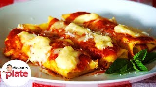 BEST CANNELLONI RECIPE  Italian Ricotta and Spinach Cannelloni Pasta [upl. by Enirol182]