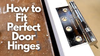 How to Fit Perfect Door Hinges [upl. by Gnouhc]