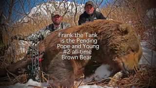 WORLD RECORD 2 BROWN BEAR 12 Yards [upl. by Adelice191]