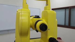 digital theodolite part3taking measurements [upl. by Feune]