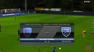 Foot  US CONCARNEAU vs FCVB  23102024 [upl. by Kironde]