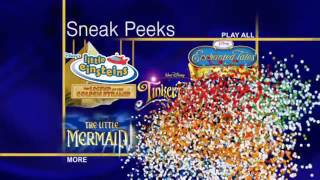 Sneak Peeks Menu from Walt Disnsy Home Entertainment DVD [upl. by Sokairyk]