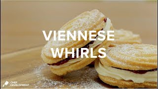 Classic Viennese Whirls  Viennese Whirl Recipe  ChefDevelopment [upl. by Torrance87]