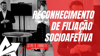 DIREITO DE FAMÍLIA Reconhecimento de filiação socioafetiva [upl. by Rimidalv]