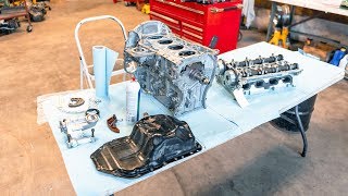 How To Rebuild A Car Engine 4B11T [upl. by Soni]