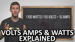 Volts Amps and Watts Explained [upl. by Ahsatin]