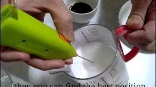 How To Make Latte Art with Mini Milk Frother [upl. by Yeldahc]