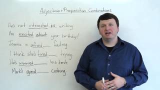 Adjective amp Preposition Combinations English Grammar [upl. by Itnahs371]