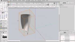 Vectorworks 2014 3D Kurvenverbindung Ohne Pfad [upl. by Asenej]