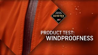 GORETEX Products Test 2 Windproofness [upl. by Ahsiei590]