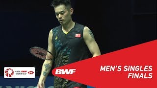 F  MS  CHEN Long CHN 4 vs LIN Dan CHN  BWF 2019 [upl. by Aniara]