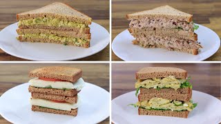 5 Healthy Sandwich Recipes [upl. by Ariaz]