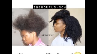 STEP BY STEPHow To Go or Return Natural From Relaxed or Damaged Hair to Natural Hair [upl. by Ydennek]