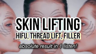 ༄༊ FACE LIFTING amp Youthful Skin Subliminal  hifu thread lift filler RESULT IN 1 LISTEN [upl. by Asillim]