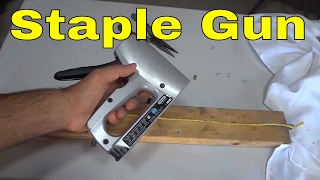 How To Use A Staple GunFULL Tutorial [upl. by Ahsan]