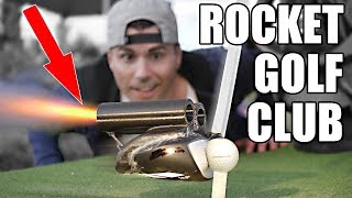 Rocket Powered Golf Club at 100000 FPS [upl. by Egdirdle383]