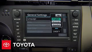 2010 Prius HowTo Navigation System  Toyota [upl. by Ximenez]