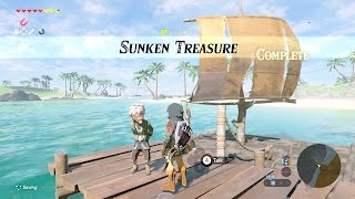 Zelda BOTW Sunken Treasure Side Quest [upl. by Stanwood]