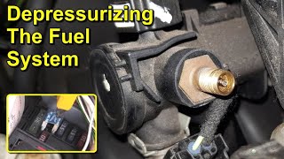 How to Depressurize the Fuel System on a Peugeot 307 [upl. by Kylen393]