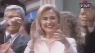 Hillary Clinton Does The Macarena 1996 DNC [upl. by Odawa]