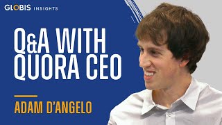 Quora CEO Adam D’Angelo The Future of Knowledge Sharing [upl. by Nosirb225]