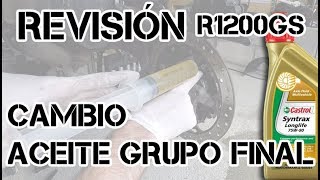 Revision R1200GS Cambio aceite Grupo Final [upl. by Valer]