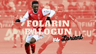 Folarin BALOGUN vs Lorient J21 42 [upl. by Kciwdahc]