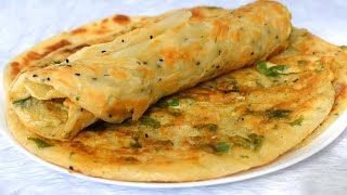 Crispy egg paratha recipe  Homemade restaurantstyle flaky layered egg paratha roll  Anda paratha [upl. by Harobed]