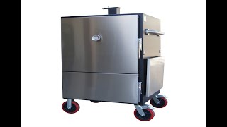 Large Insulated Cabinet Smoker By Lone Star Grillz [upl. by Siclari]