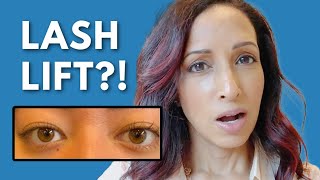 Are Lash Lifts Dangerous Eye Doctor Investigates [upl. by Haelak]