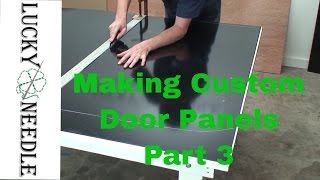 Automotive Upholstery  Making Custom Door Panels Part 3  Cutting Out ABS Panels [upl. by Perry]