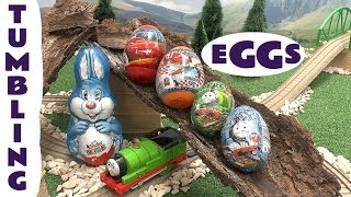 Fun Stop Motion Tumbling Eggs With Thomas amp Friends [upl. by Kyriako]