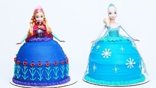 HOW TO MAKE A DISNEY PRINCESS SISTERS CAKE  NERDY NUMMIES [upl. by Gardener398]