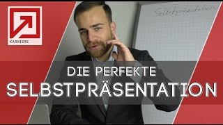 Vorstellungsgespräch  die perfekte Selbstpräsentation mit Beispiel [upl. by Cherri]