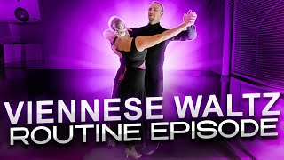 Viennese Waltz Basic and Advanced Routine  Ballroom Mastery TV [upl. by Esorylime]