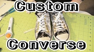 DIY Custom Converse Tutorial  From Scratch 11 [upl. by Gardol]