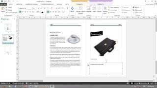 Como hacer un diptico con Publisher 2013 [upl. by Cahra488]