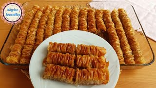 😋DİKKAT‼Yapması kolay Lezzeti olay✅Hazır yufkadan kolay burma baklava tarifi✔Burma baklava Tarifi [upl. by Chill]