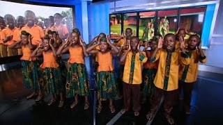 African Childrens Choir from Uganda performs at CNN [upl. by Riobard]